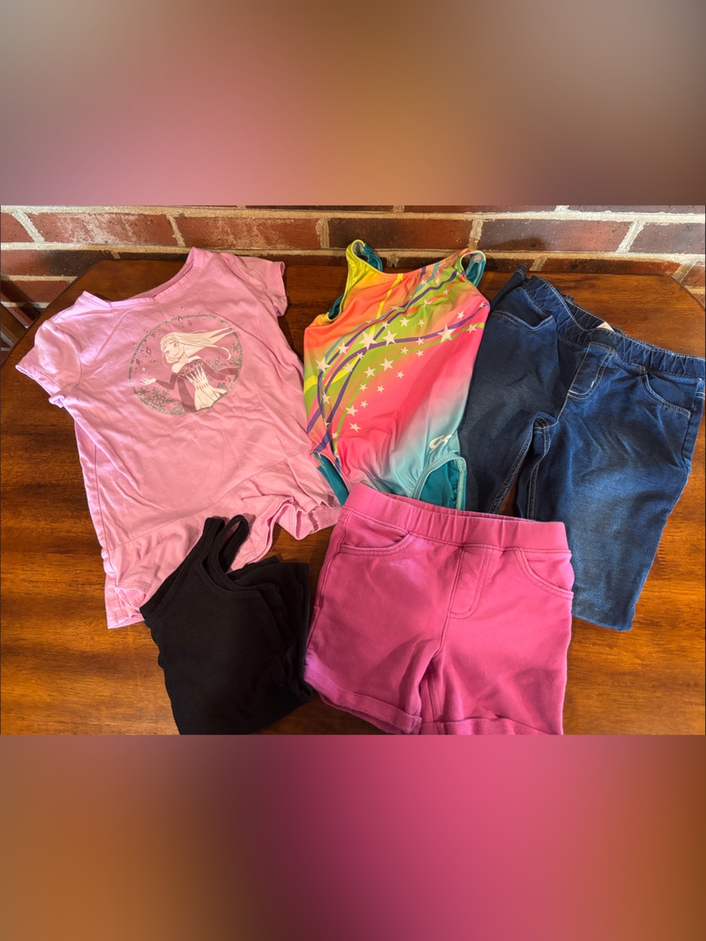 Jumping Beans Pink & Multicolor Girls Active Bundle
